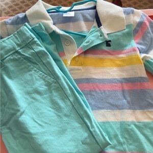 Colorful Striped Kids Polo Shirt